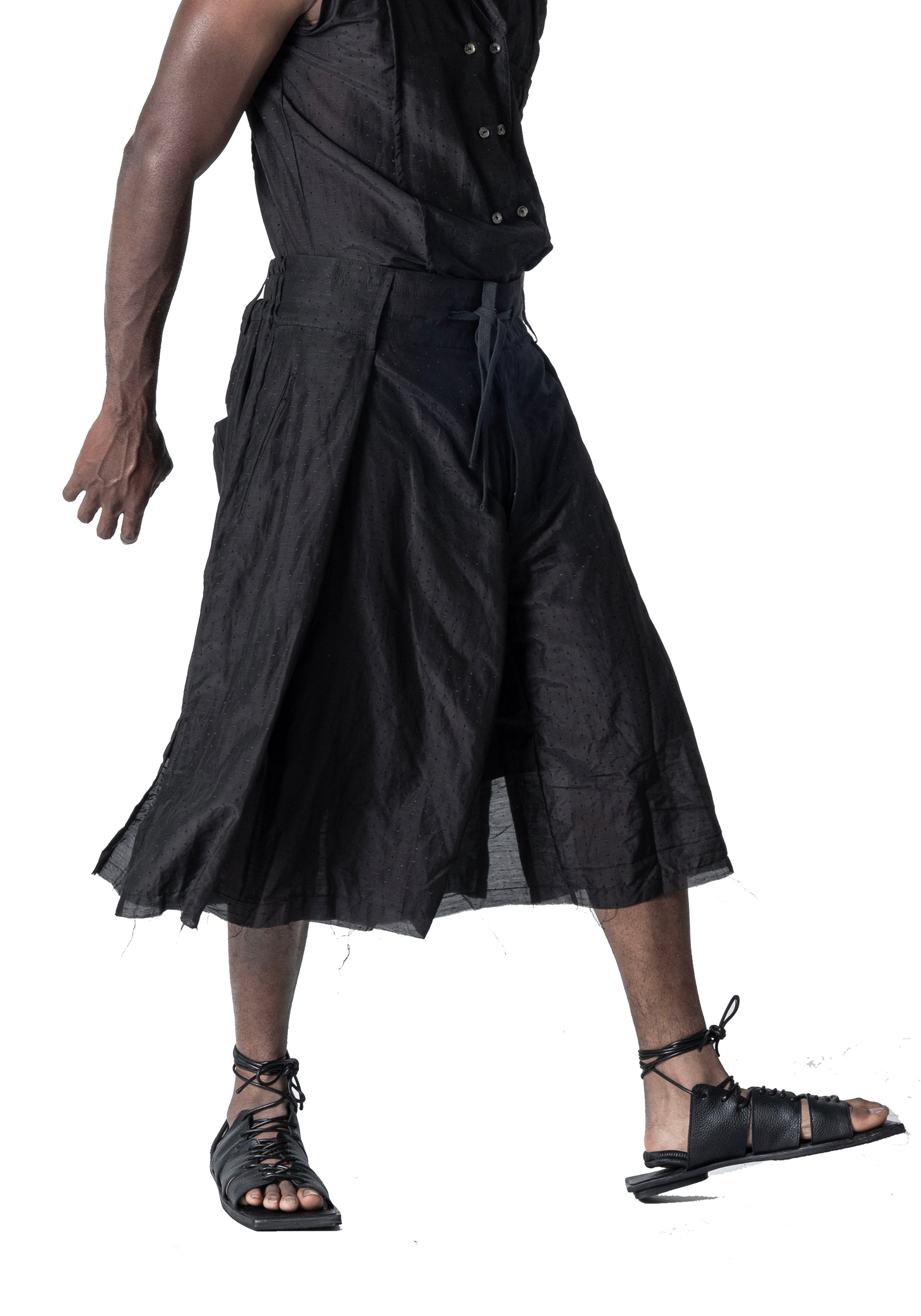 Anwei Silk Cotton Shorts