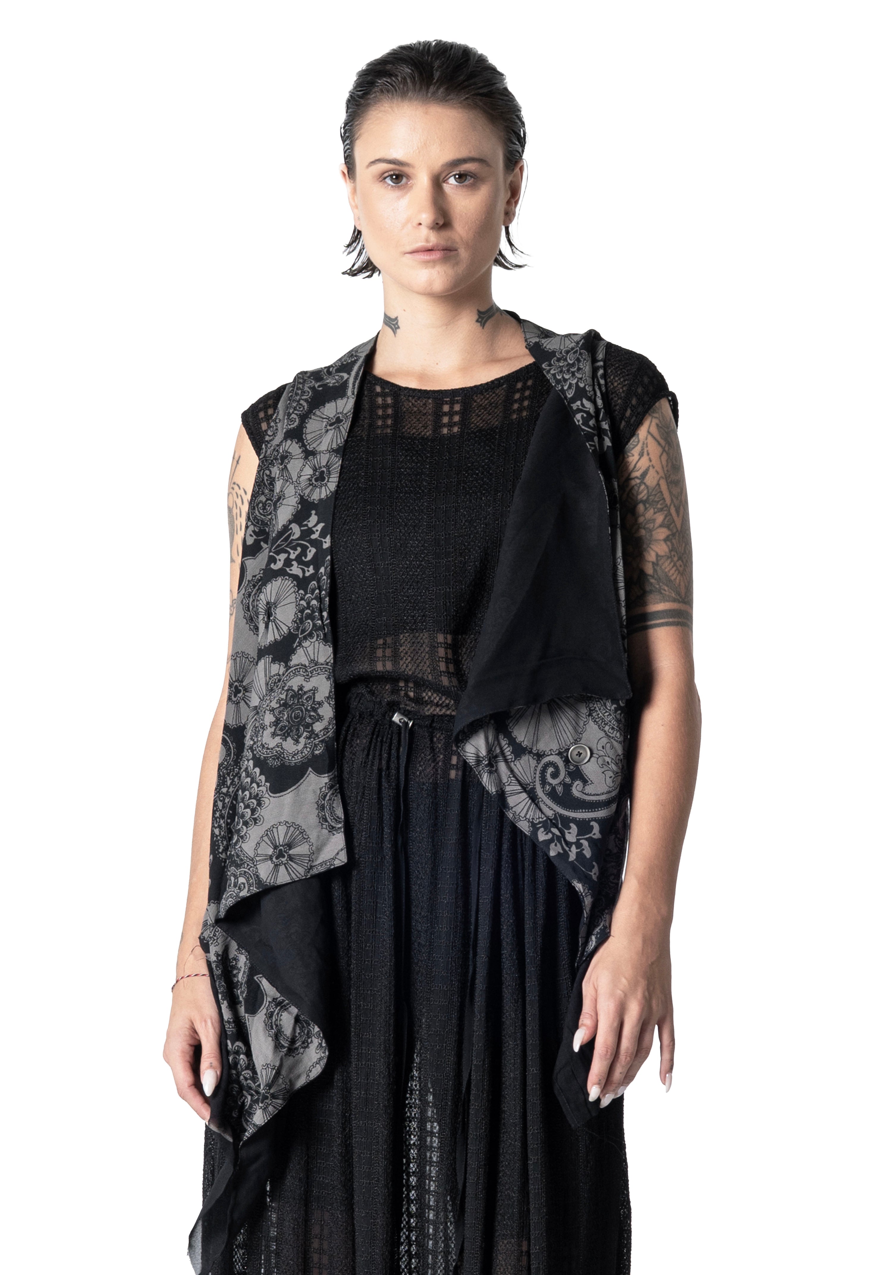 Hold Me Vest Batik Print