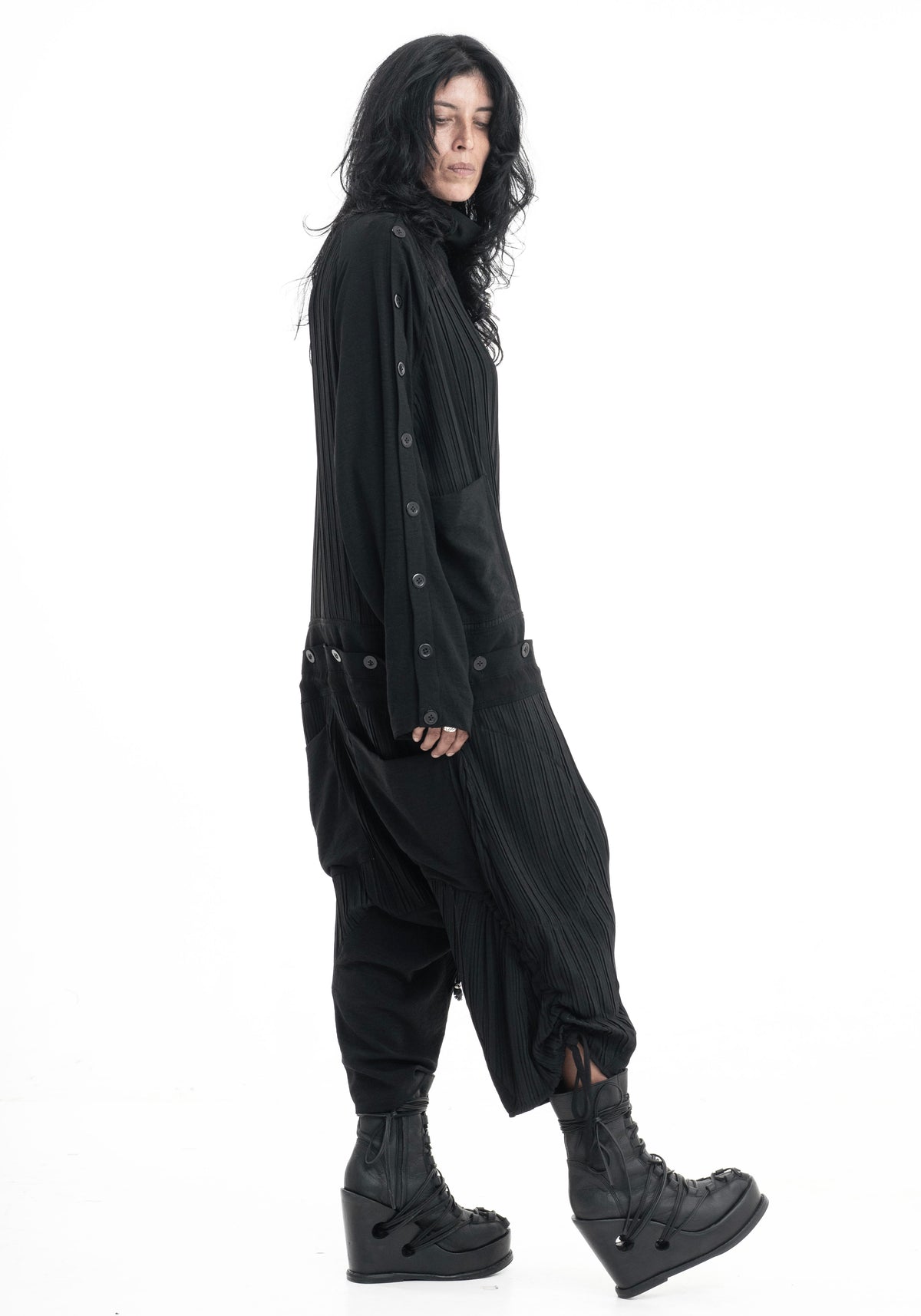 Plisket Jumpsuit