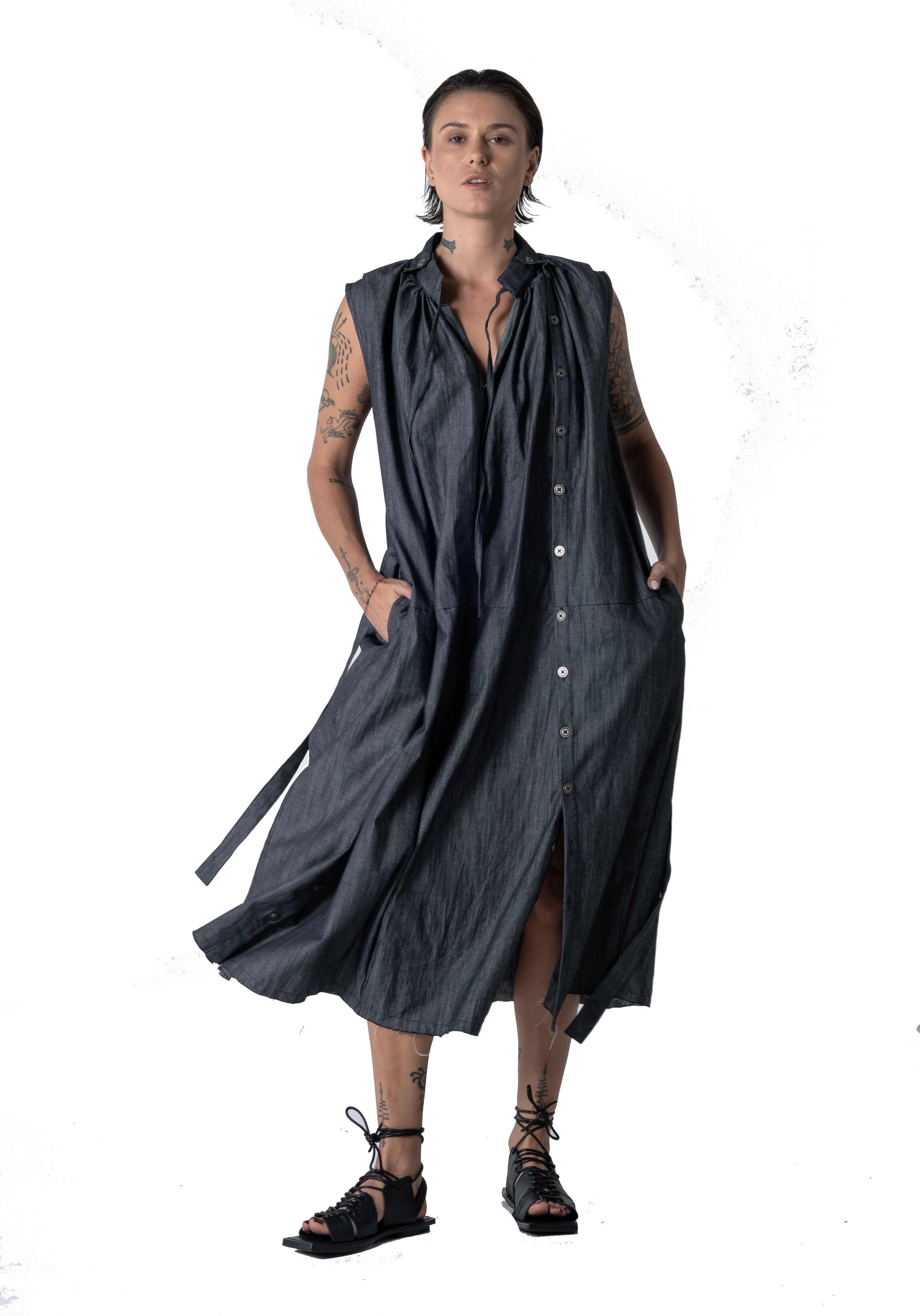 Raba Dress Light Denim