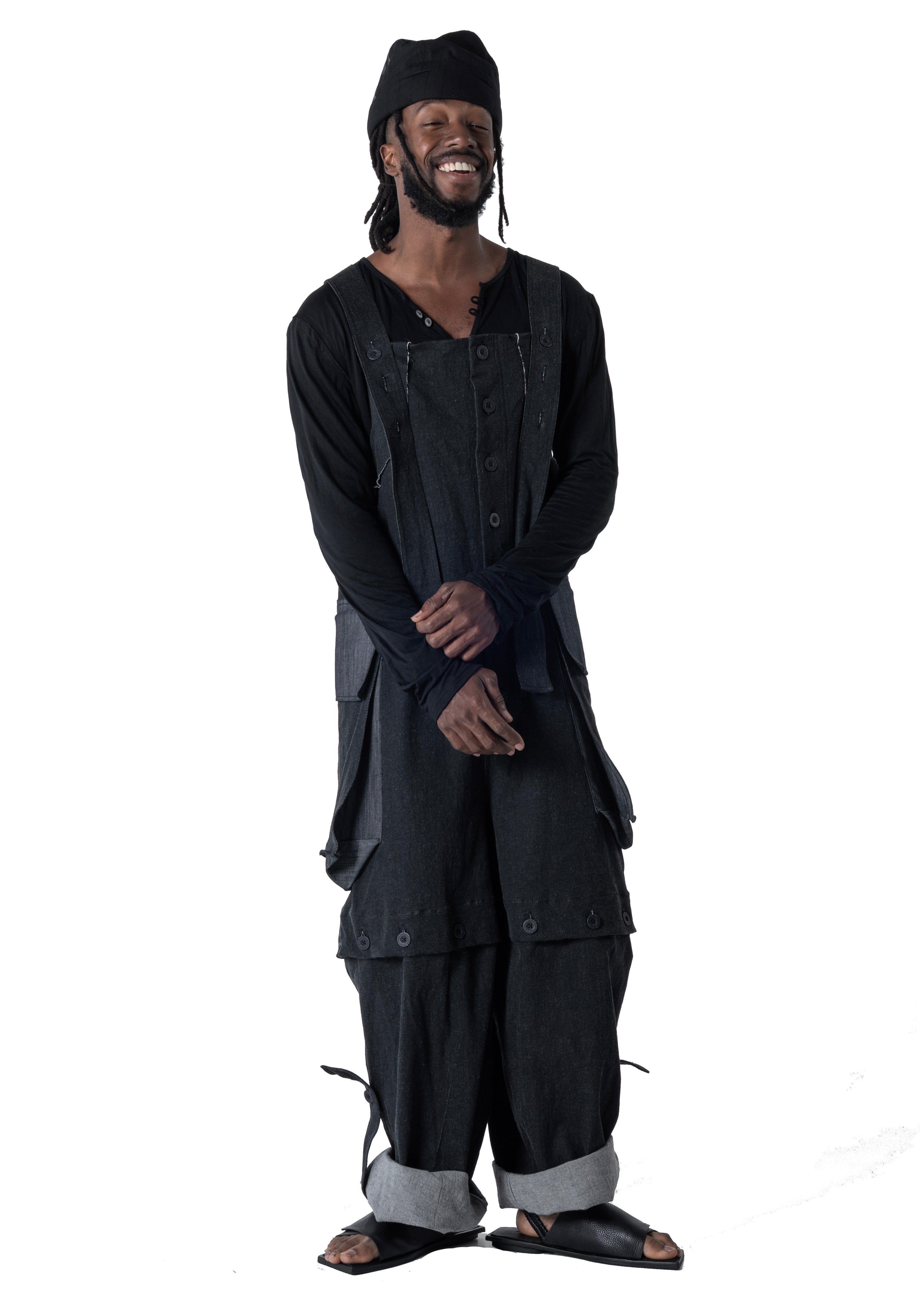 Uglatz Denim Jumpsuit