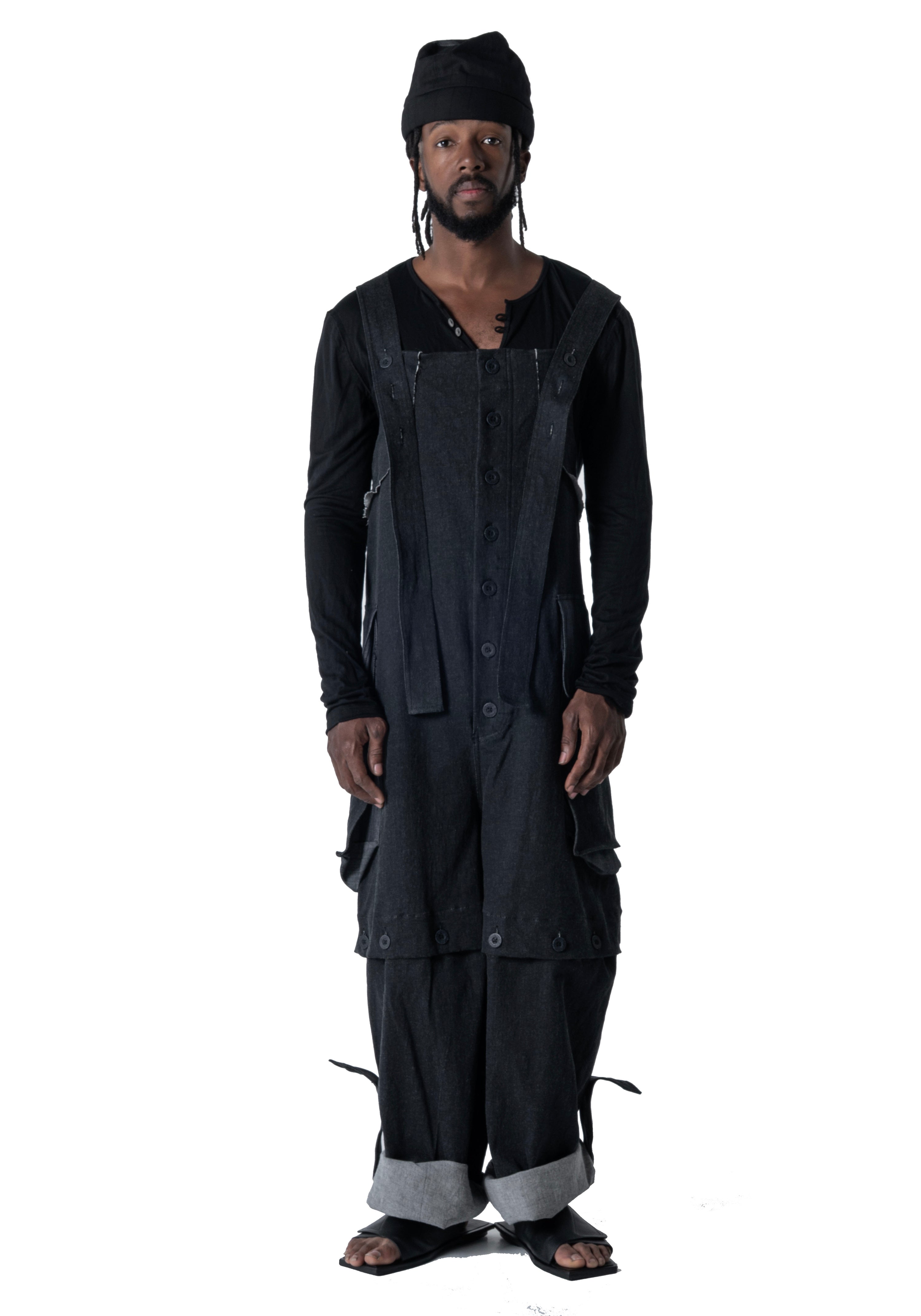Uglatz Denim Jumpsuit