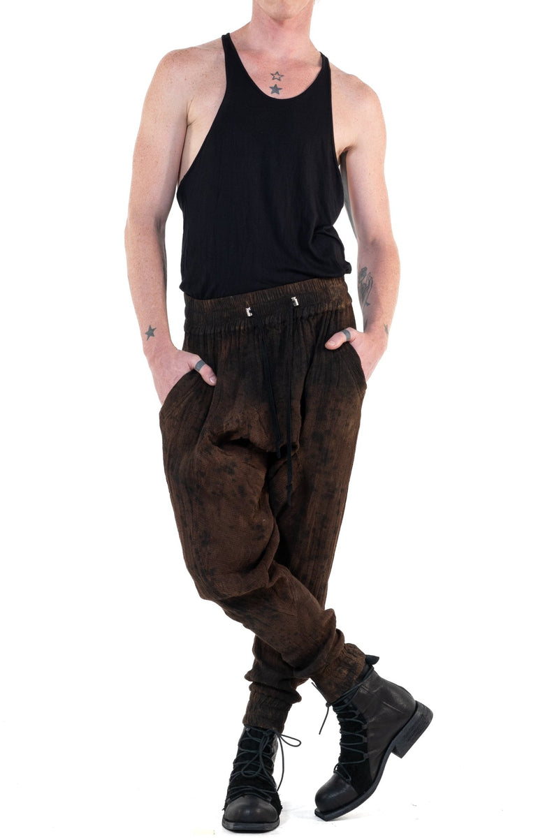 Aal Pants Kaku Noda Brown